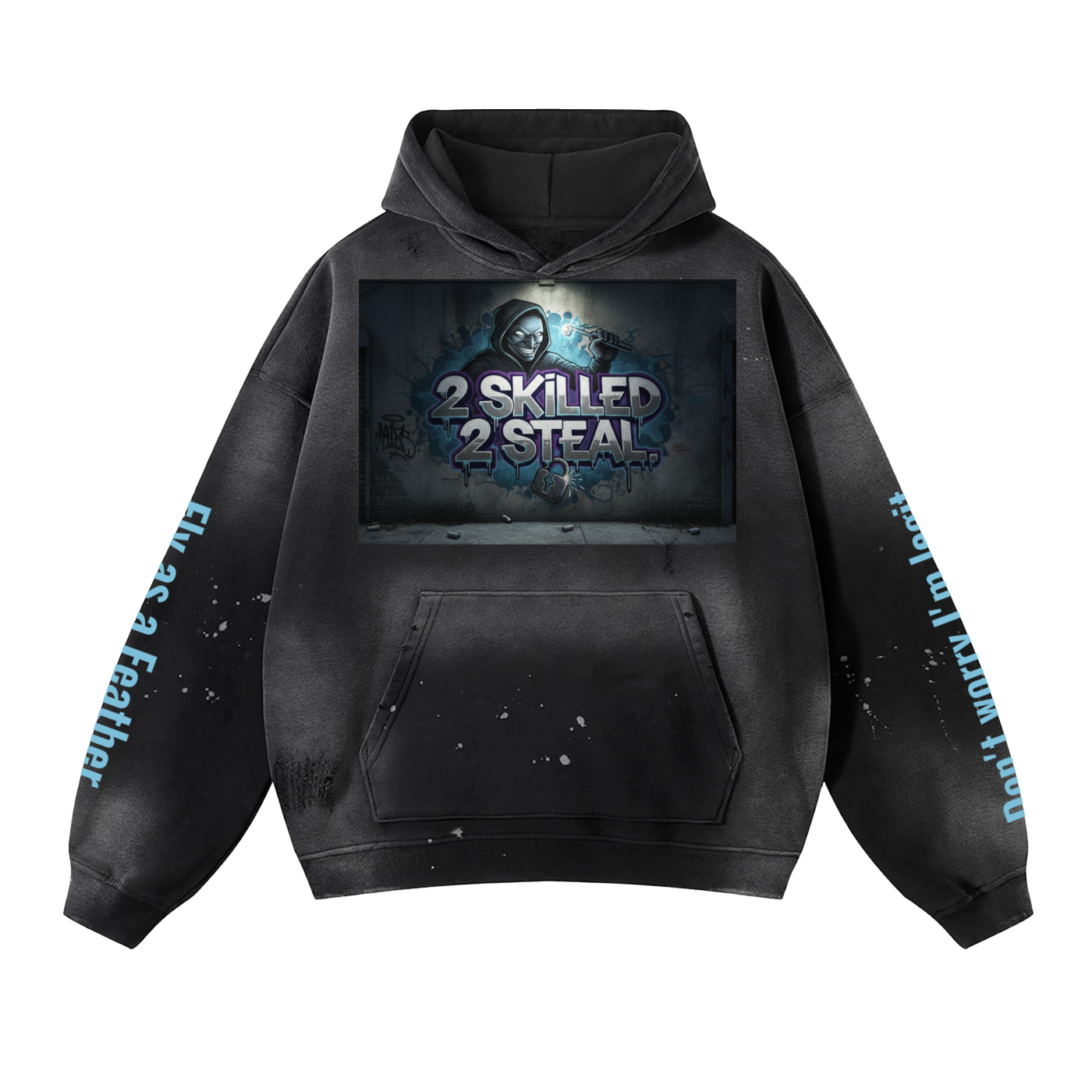 OG 2S2S Vintage Washed Frayed Fleece Hoodie