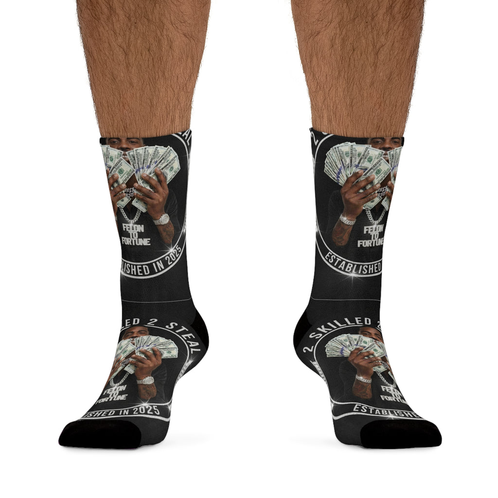 2 Skilled 2 Steal Eco Performance Socks