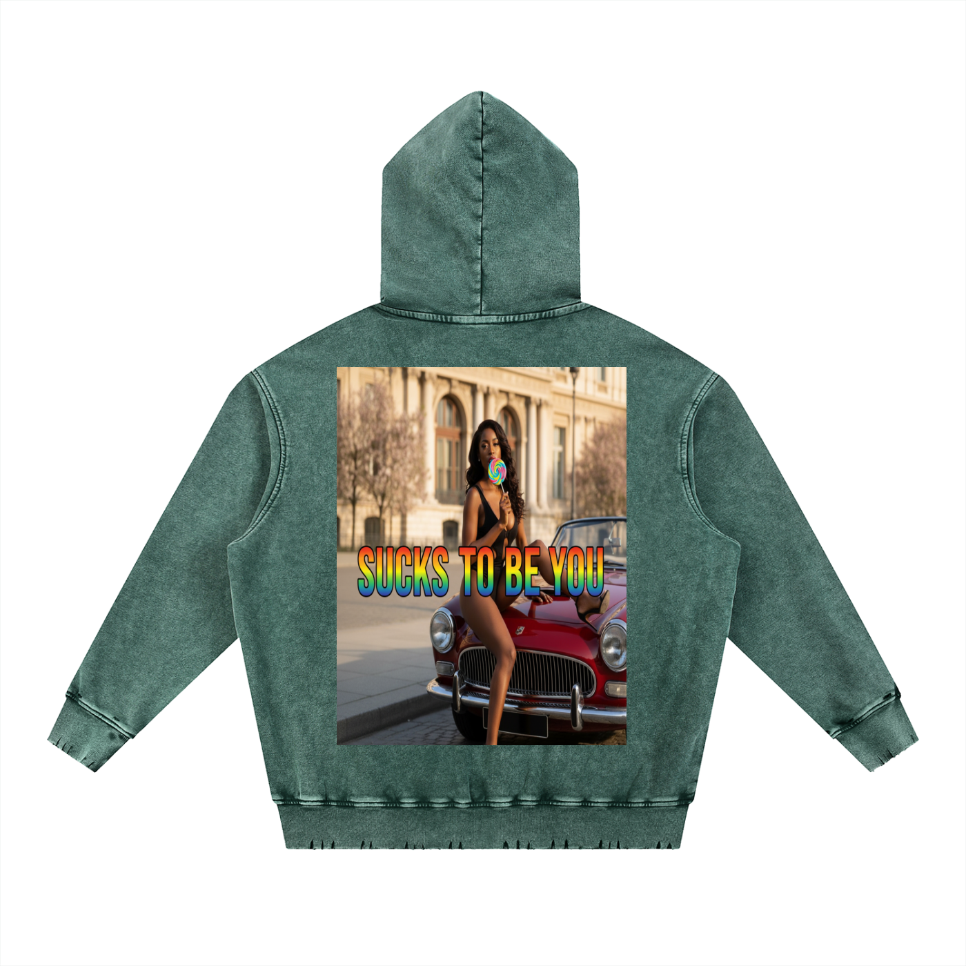 OG STBY Snow Wash Hand-Frayed Heavyweight  Hoodie