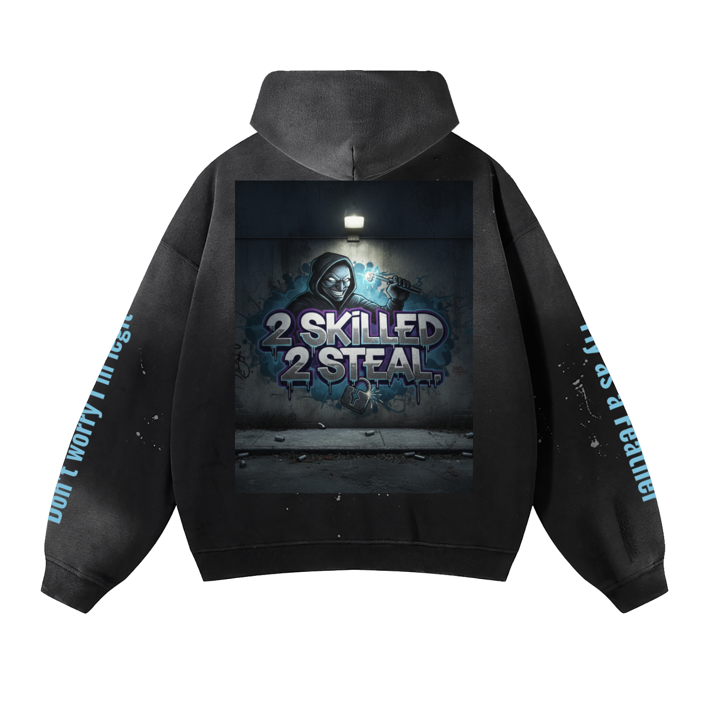 OG 2S2S Vintage Washed Frayed Fleece Hoodie